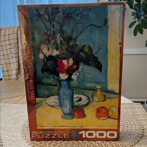 NWT Eurographics Blue Vase 1000-Piece Puzzle Cezanne